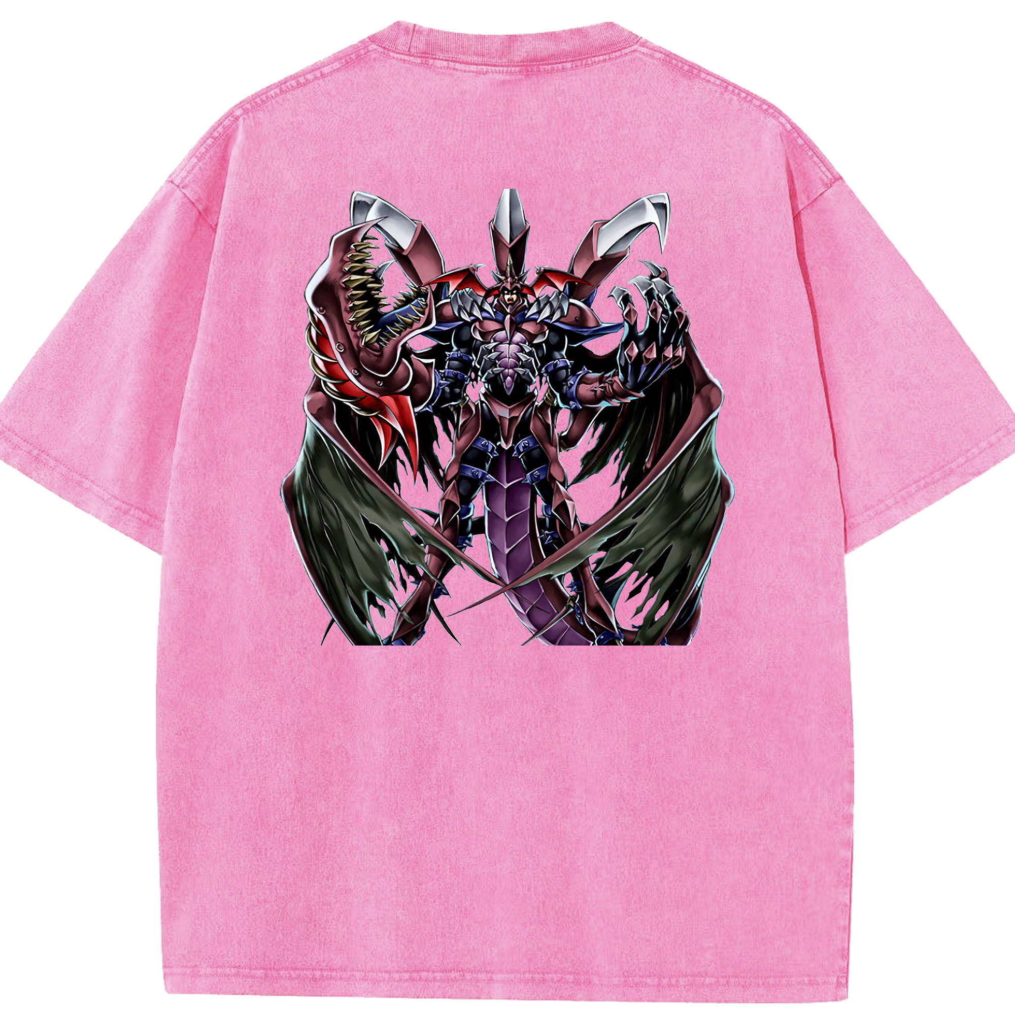 （画像用） 遊☆戯☆王 Yu-Gi-Oh! 綿100% ヴィンテージ風 半袖Tシャツ（背面プリント）